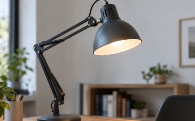 Kako izabrati osvetljenje za radni kutak prema jačini svetla i položaju lampe