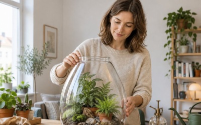 Terarijum za sobne biljke: Kako izabrati veličinu, materijal i provetravanje