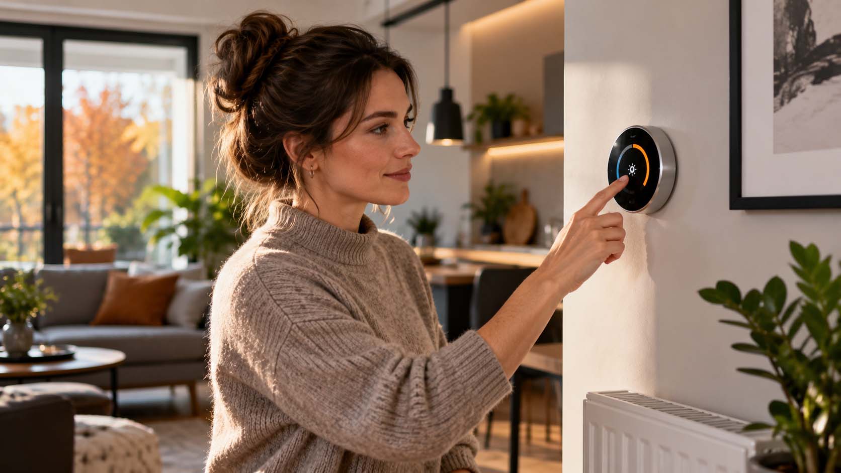 digitalni termostat, regulacija temperature, senzor temperature, zadata temperatura, histereza, grejanje, hlađenje, kontroler, potrošnja energije, prostorija