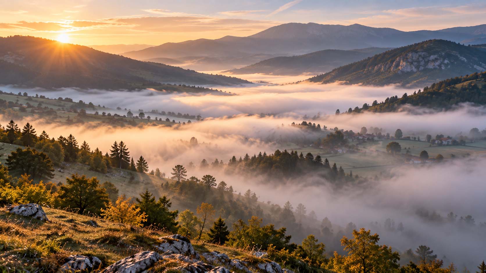 magla, nastanak magle, temperatura rose, vodena para, kondenzacija, vlaga, doline, vidljivost, radijaciona magla