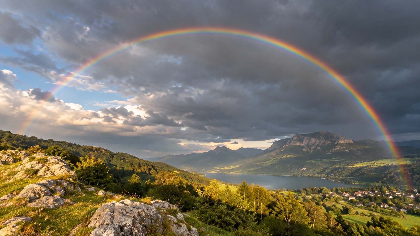 duga, Sunčeva svetlost, kišne kapi, prelamanje svetlosti, disperzija svetlosti, spektar, talasna dužina, boje duge, vidljiva svetlost, optička pojava TAGS OBJASNI, duga, svetlost, kišne kapi