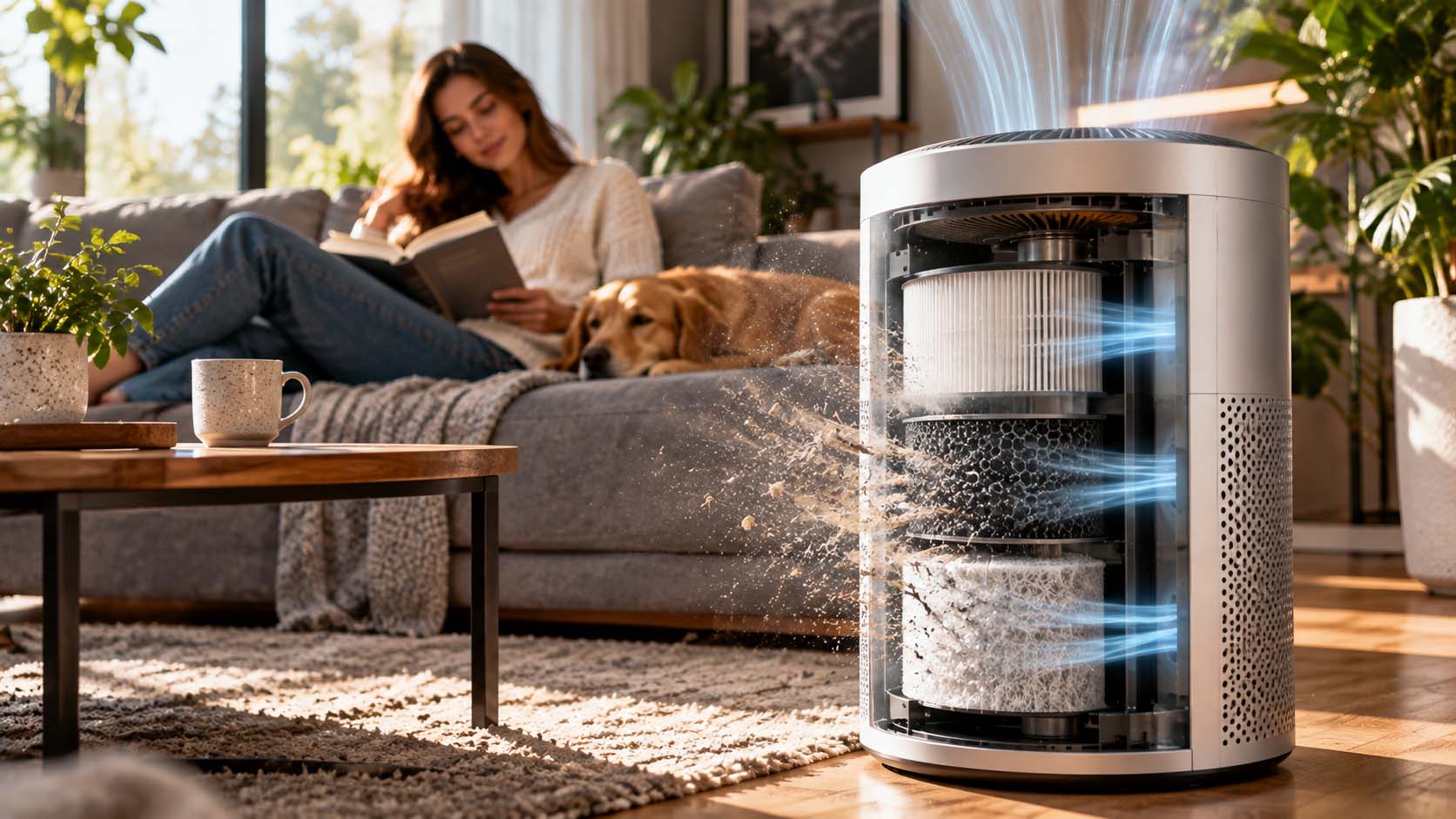prečišćivač vazduha, filtriranje vazduha, sitne čestice, HEPA filter, ventilator, aktivni ugalj, filter vazduha, kvalitet vazduha, protok