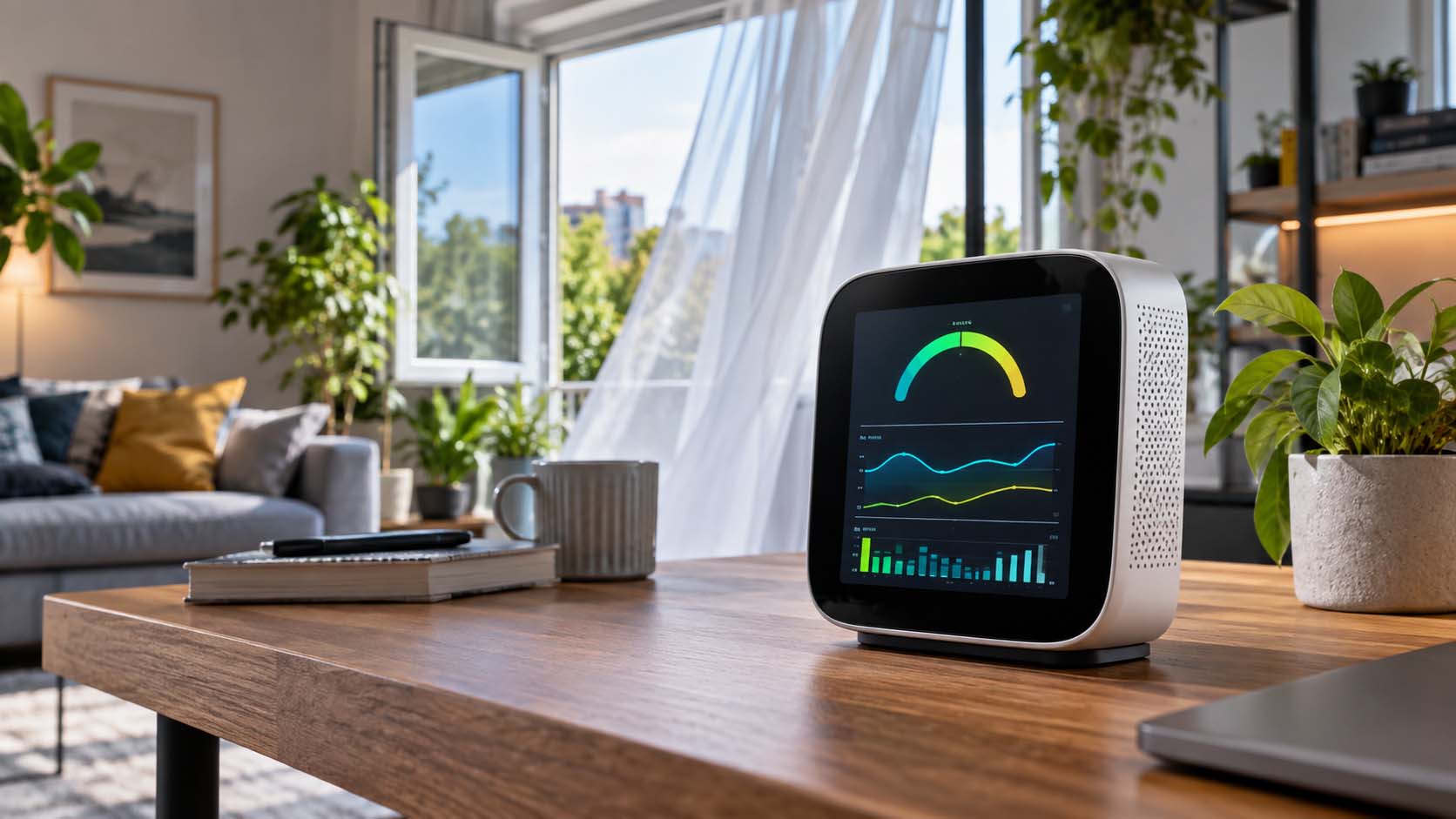 kvalitet vazduha, PM2.5, PM10, ugljen-dioksid, VOC, temperatura, vlažnost, senzor, ventilacija