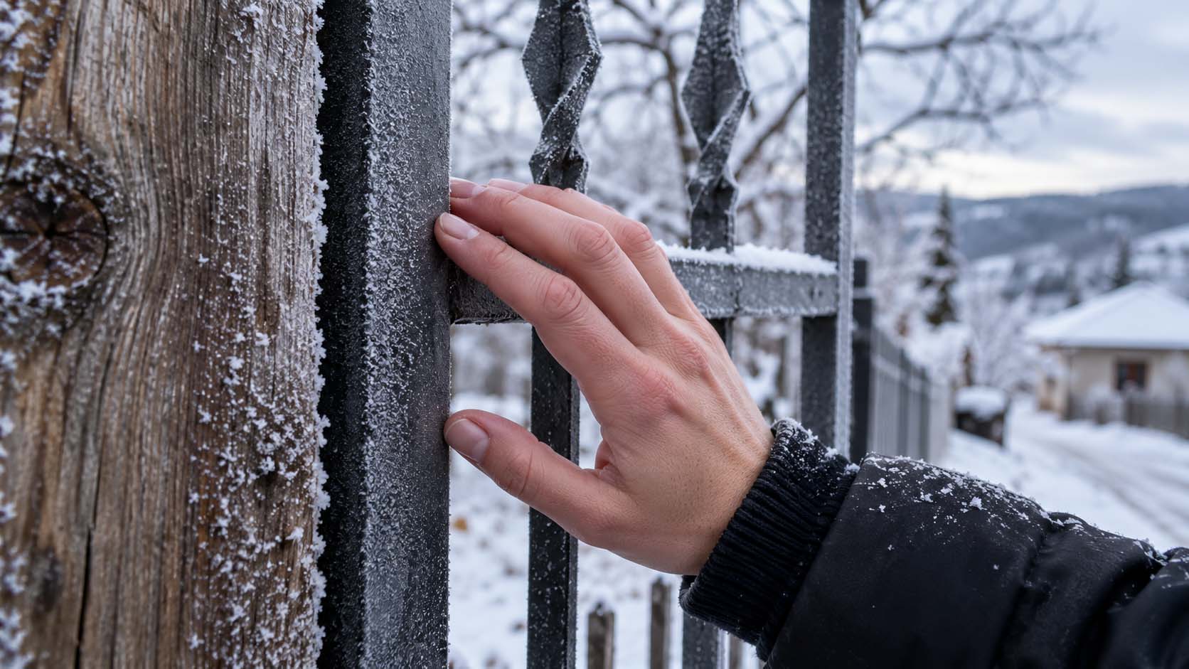 Zašto se na metalnoj ogradi zimi oseća veća hladnoća nego na drvenoj površini?