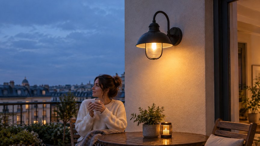lampa za terasu, svetlo, otpornost, IP oznaka, natkrivena terasa, izbor rasvete, kulijana, kulijanars